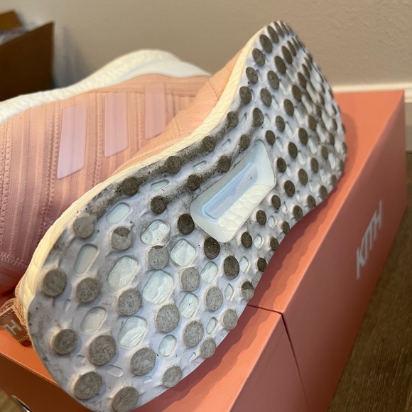 Adidas x Kith Nemeziz Ultraboost - Peach, Sz 9.5 - Picture 4 of 4